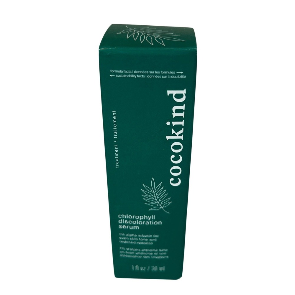 cocokind Chlorophyll Discoloration Serum 1oz Alpha Arbutin Hyperpigmentation
